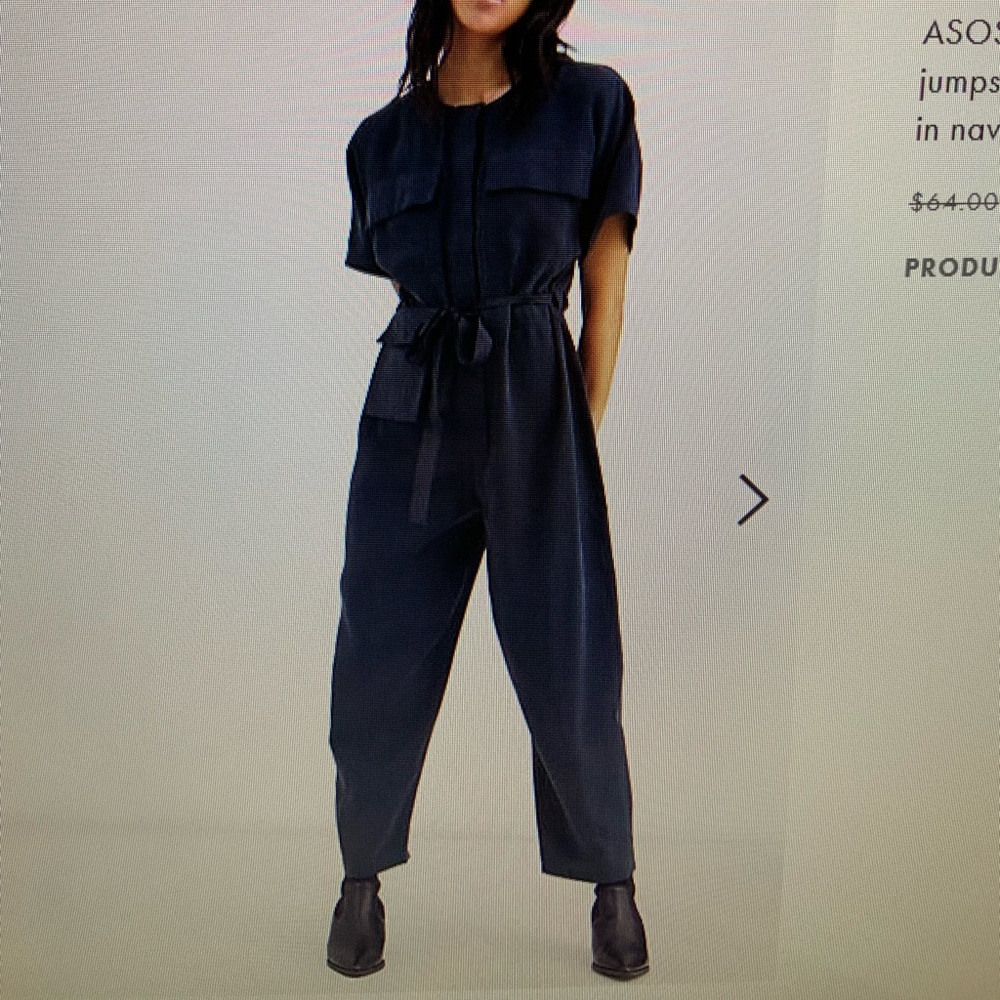 Asos Design Jumpsuit with detachable fanny pack